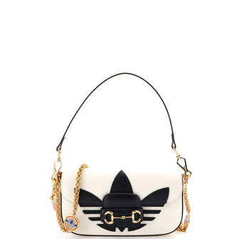 Gucci x Adidas Horsebit 1955 Shoulder Bag Leather East West