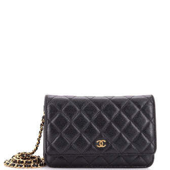 Chanel Wallet on Chain Quilted Caviar