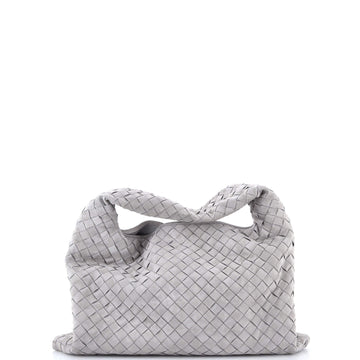 Bottega Veneta Hop Hobo Intrecciato Suede Small