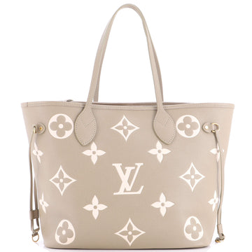 Louis Vuitton Neverfull NM Tote Bicolor Monogram Empreinte Giant MM