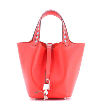 Hermes Picotin Lock Bag Tressage Epsom PM
