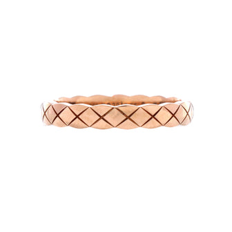 Chanel Coco Crush Ring 18K Beige Gold Mini