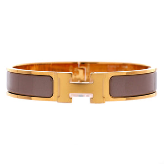 Hermes Clic H Bracelet Enamel Narrow