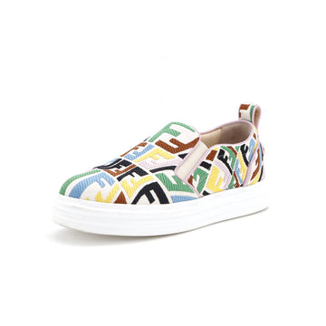 Fendi Women's Fendi Rise Slip-On Sneakers Vertigo Zucca Cotton