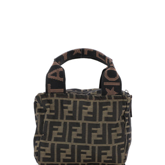 Fendi Vintage 1925 Cosmetic Tote Zucca Canvas Mini