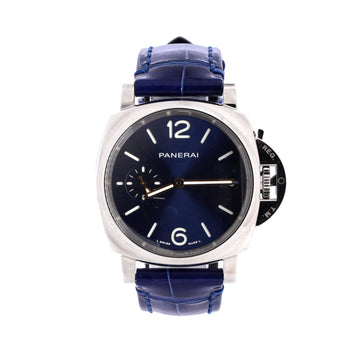 Panerai Luminor Due Automatic Watch Stainless Steel and Alligator 38
