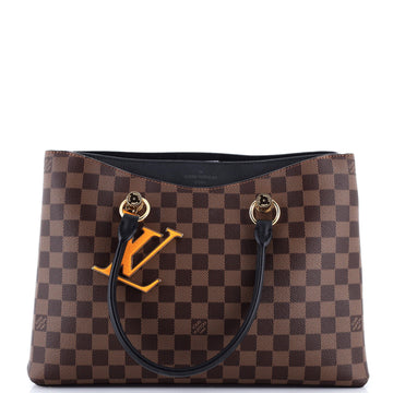 Louis Vuitton LV Riverside Handbag Damier with Leather