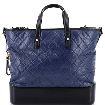 Chanel Gabrielle Shopping Tote Quilted Calfskin Large