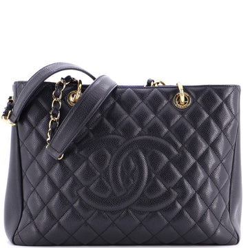 Chanel Grand Shopping Tote Quilted Caviar