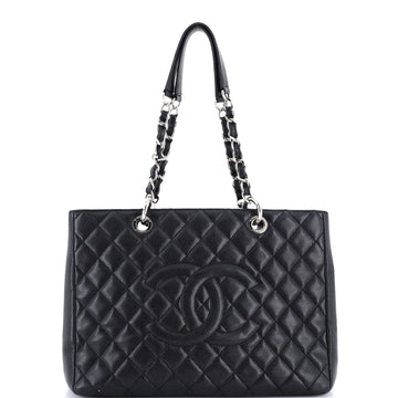 Chanel Grand Shopping Tote Quilted Caviar