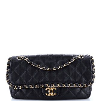 Chanel Chain Me Flap Bag Quilted Calfskin Medium