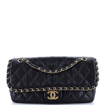 Chanel Chain Me Flap Bag Quilted Calfskin Medium