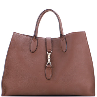 Gucci Jackie Soft Tote Leather Large