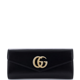 Gucci GG Broadway Envelope Clutch Leather