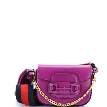Gucci Horsebit 1955 Flap Wallet with Strap Leather