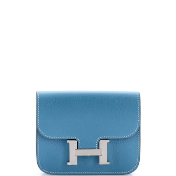 Hermes Constance Slim Wallet Evercolor