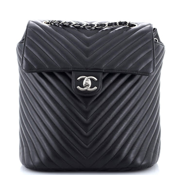 Chanel Urban Spirit Backpack Chevron Leather Large