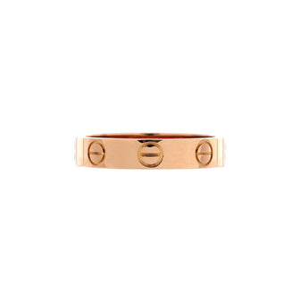 Cartier Love Wedding Band Ring 18K Rose Gold