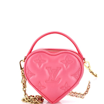 Louis Vuitton Pop My Heart Pouch Bag Bubblegram Leather