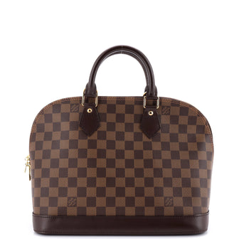Louis Vuitton Vintage Alma Handbag Damier PM