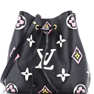 Louis Vuitton NeoNoe Handbag Wild at Heart Monogram Giant MM
