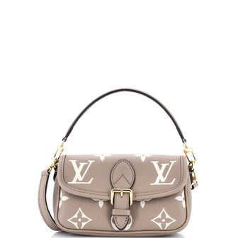 Louis Vuitton Diane NM Handbag Bicolor Monogram Empreinte Giant Nano