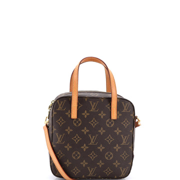 Louis Vuitton Spontini Handbag Monogram Canvas
