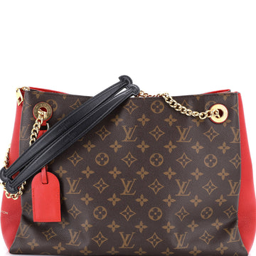 Louis Vuitton Surene Handbag Monogram Canvas with Leather MM