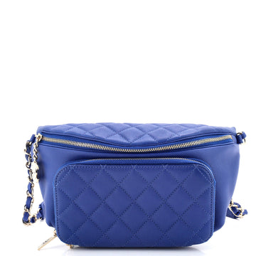 Chanel Business Affinity Waist Bag Quilted Caviar Medium