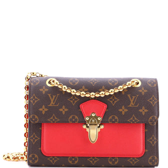 Louis Vuitton Victoire Handbag Monogram Canvas and Leather