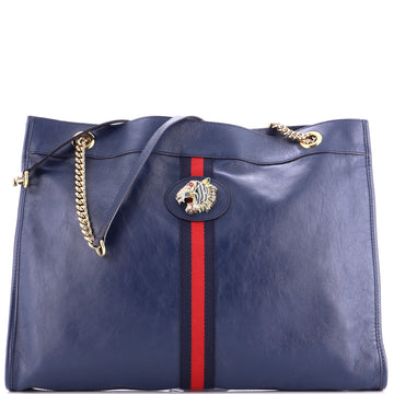 Gucci Rajah Chain Tote Leather Large