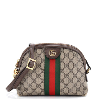 Gucci Ophidia Dome Shoulder Bag GG Coated Canvas Small
