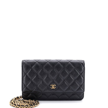 Chanel Wallet on Chain Quilted Caviar