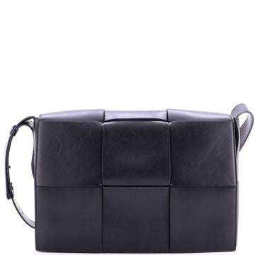 Bottega Veneta Cassette Crossbody Bag Maxi Intrecciato Leather Large