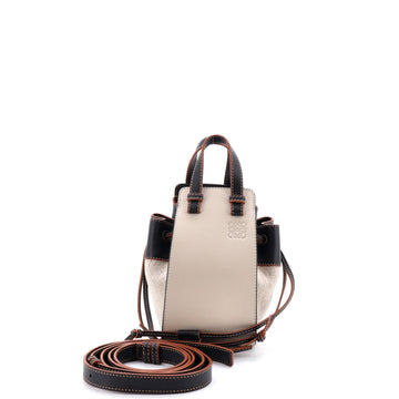 Loewe Hammock Bag Leather and Canvas Mini