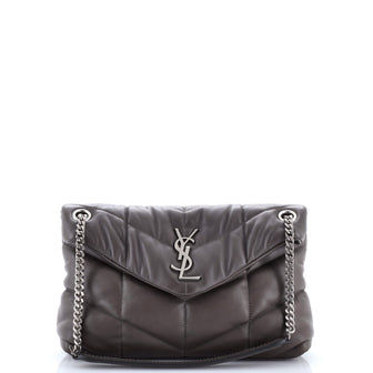 Saint Laurent Loulou Puffer Shoulder Bag Quilted Leather Small