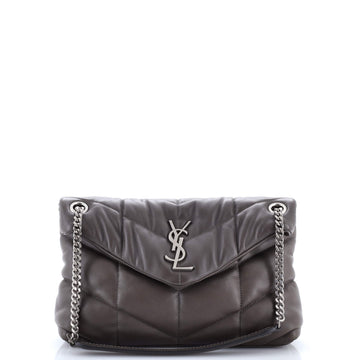 Saint Laurent Loulou Puffer Shoulder Bag Quilted Leather Small