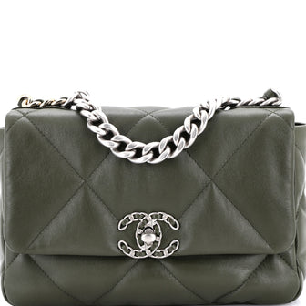 Chanel 19 Flap Bag Quilted Leather Medium
