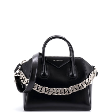 Givenchy Antigona Chain Bag Glazed Leather Small