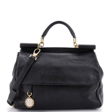 Dolce & Gabbana Soft Miss Sicily Bag Leather Large
