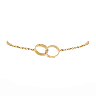Cartier Love Interlocking Bracelet 18K Yellow Gold