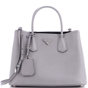 Prada Cuir Double Tote Saffiano Leather Medium
