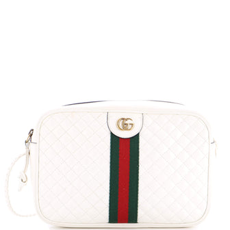 Gucci Trapuntata Camera Bag Quilted Leather Small
