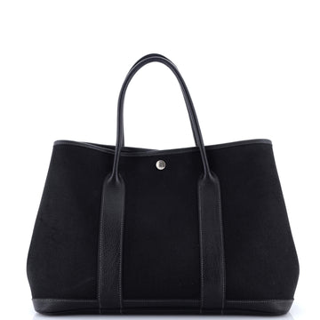 Hermes Garden Party Tote Toile and Leather 36
