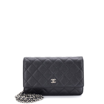 Chanel Wallet on Chain Quilted Caviar