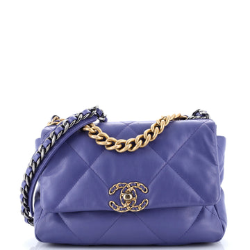 Chanel 19 Flap Bag Quilted Leather Medium