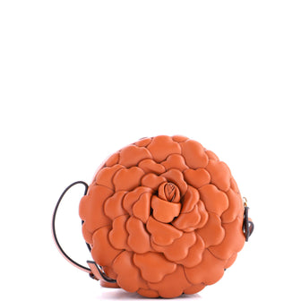Valentino Garavani Atelier 03 Rose Edition Round Crossbody Bag Leather