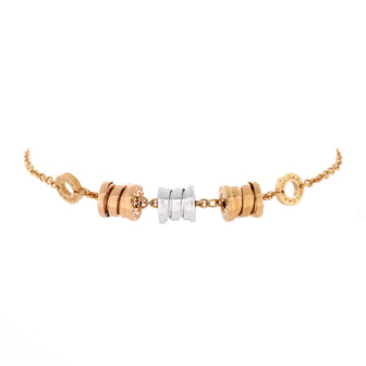 Bvlgari B.Zero1 Three Station Soft Bracelet 18K Tricolor Gold