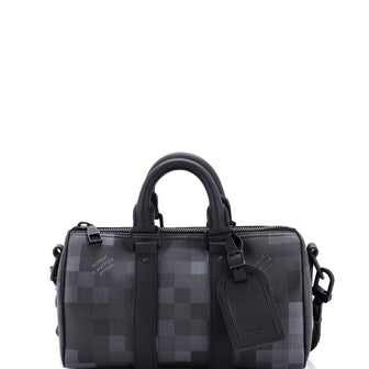 Louis Vuitton Keepall Bandouliere Bag Damoflage Canvas 25
