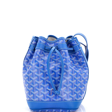 Goyard Petit Flot Bucket Bag Coated Canvas PM